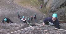 Climbing in the Brecon Beacons